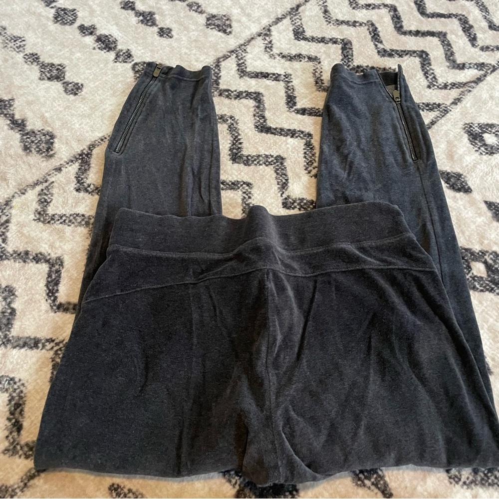 Athleta velour zipper ankle jogger pants - Picture 5 of 7